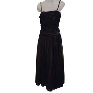 JS Collections Black Strapless Dress